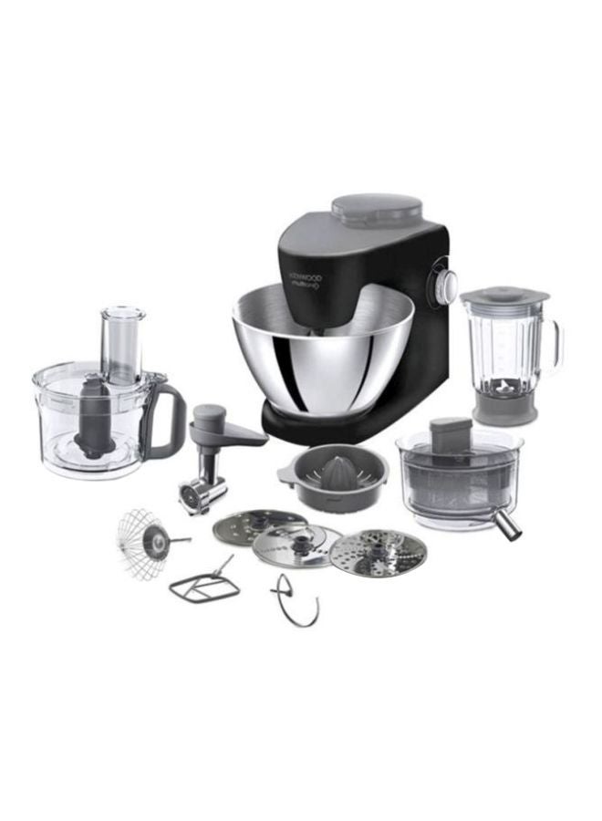 KENWOOD Multione Kitchen Stand Mixer Set 4.3 L 1000 W KHH326BK Black/Silver/Clear - Image 1