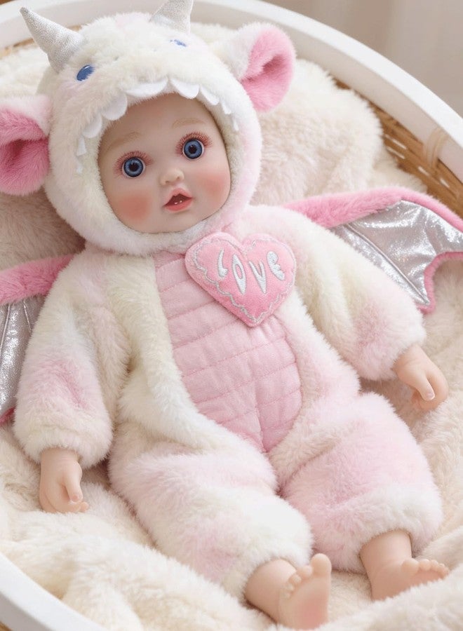 Cloveray Baby Dolls, 18inch Large Realistic Cute Soft Body Baby Doll Real Life Baby Dolls with Accessories for 3+ Year Old Girls Gifts, Pretend Play, Collection, Love Slogan Design - Image 4