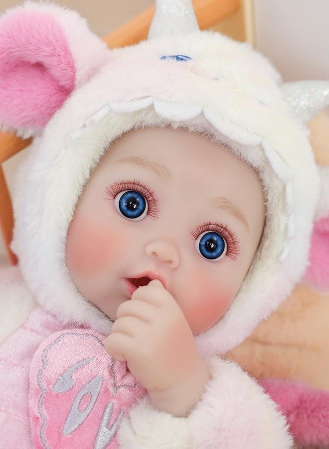 Cloveray Baby Dolls, 18inch Large Realistic Cute Soft Body Baby Doll Real Life Baby Dolls with Accessories for 3+ Year Old Girls Gifts, Pretend Play, Collection, Love Slogan Design - Image 5