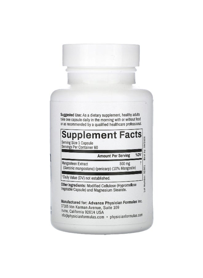 Advance Physician Formulas Advance Physician Formulas, Mangosteen, 500 mg, 60 Capsules  - Image 2