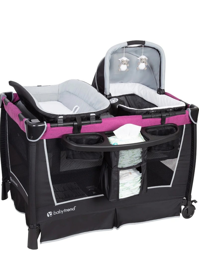 babytrend Toycee Retreat Nursery Center Mulberry PY75C55C 