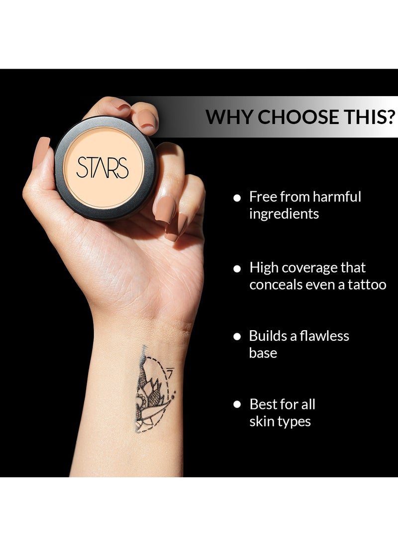STARS COSMETICS - Derma Make Up Foundation Cream High Coverage (Dfd) 8gm - Image 1