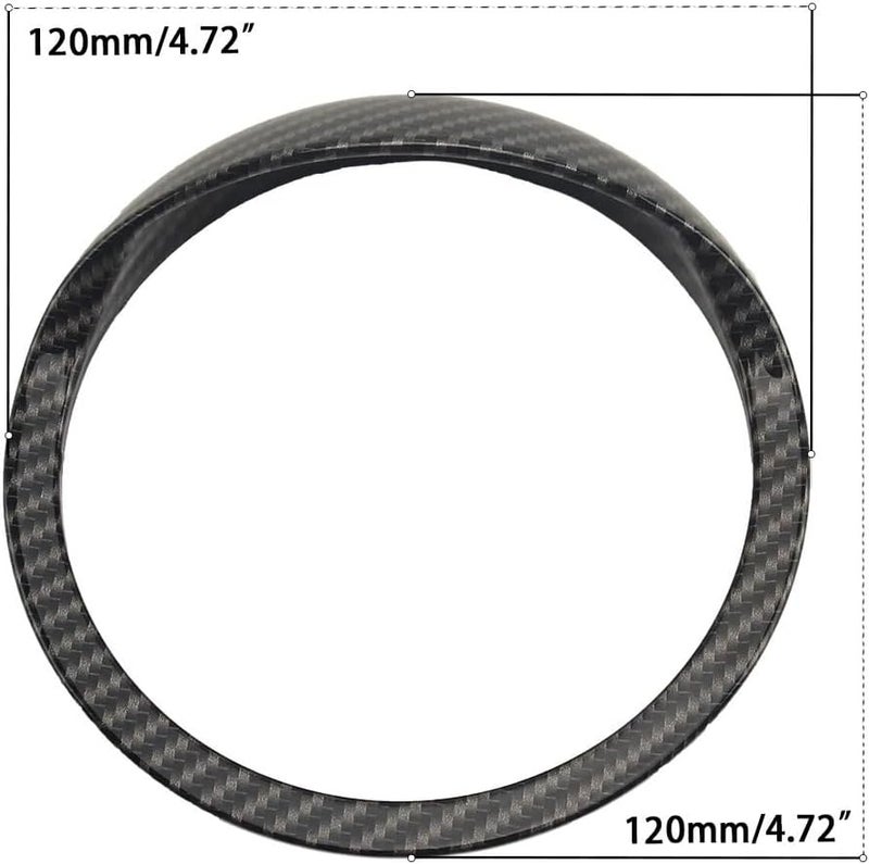 Vuzmode Motorcycle Carbon Look Speedometer Sun Visor - Image 2