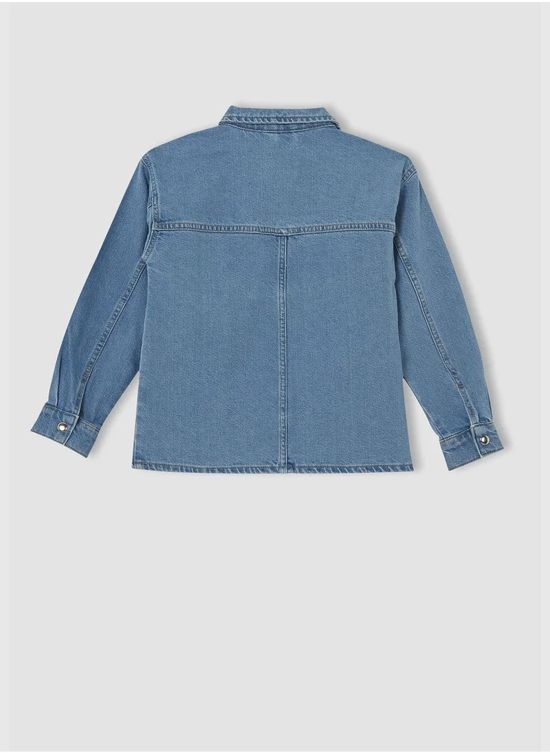 DeFacto Relaxed Fit Denim Jean Jacket
