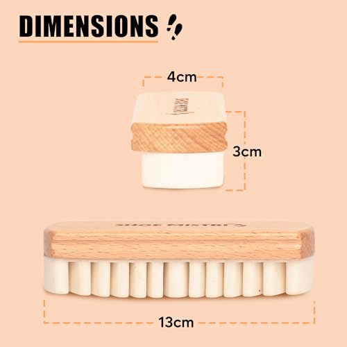 Shoe Mistri Rubber Crepe Suede Shoe Brush – Soft Shoe Cleaner Brush for Suede, Nubuck, Leather – Handcrafted Shoe Care Tool for Boots, Bags, Belts – Suede Brush for Shoes & Leather Cleaner - Image 5