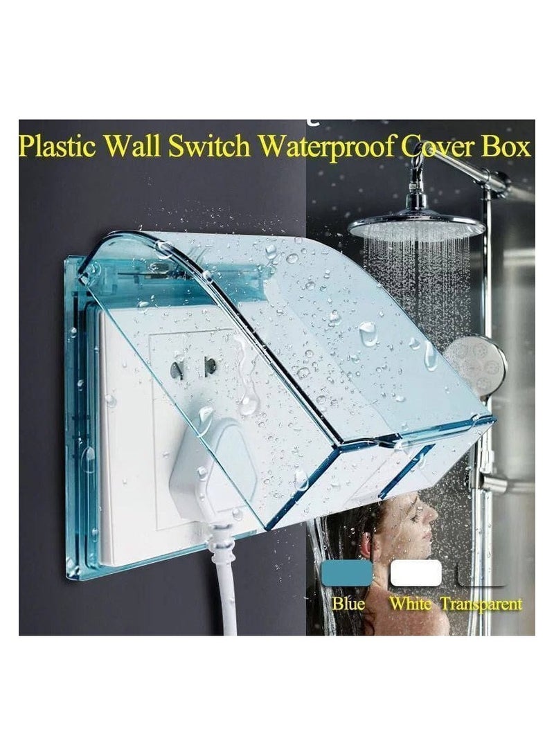 حامي فيشه الكهرباء من المياه حفاظا ع امان عائلتك للمنزل والمطبخ والحمام المواد: مادة مقاومة للاشتعال، آمنة ومقاومة للماء، متينة، معزولة - Image 1