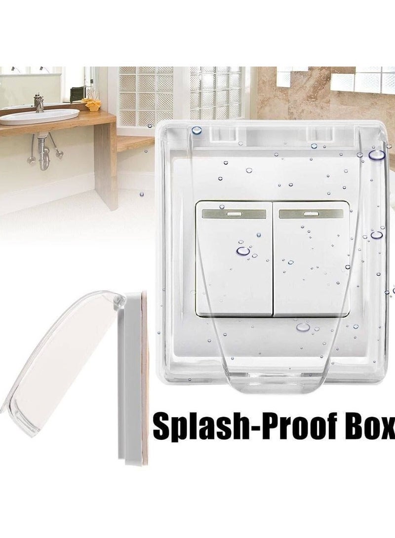 حامي فيشه الكهرباء من المياه حفاظا ع امان عائلتك للمنزل والمطبخ والحمام المواد: مادة مقاومة للاشتعال، آمنة ومقاومة للماء، متينة، معزولة - Image 3