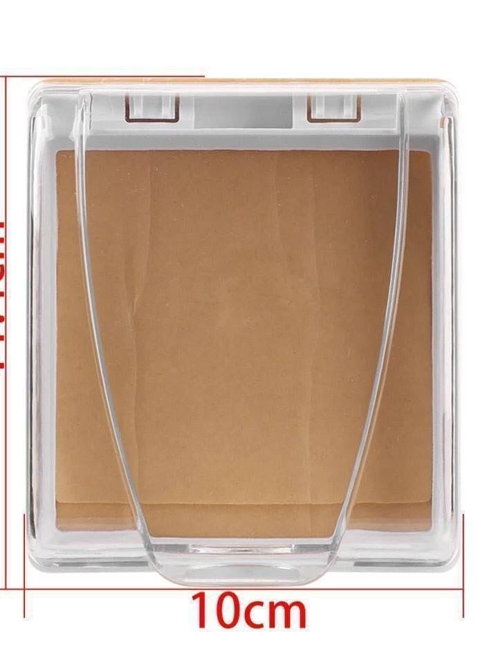 حامي فيشه الكهرباء من المياه حفاظا ع امان عائلتك للمنزل والمطبخ والحمام المواد: مادة مقاومة للاشتعال، آمنة ومقاومة للماء، متينة، معزولة - Image 4