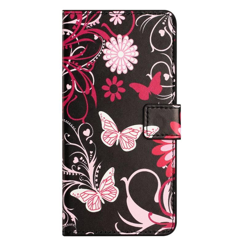 غطاء هاتف بPU لـ Redmi Note 14 Pro باللون Lotus Pink بوظيفة حامل مع مقاوم للصدمات وحامل بطاقات مع مقاوم للصدمات مع حماية من السقوط مع حامل قائم عملي للاستخدام المتكرر خفيف الحمل - Image 5