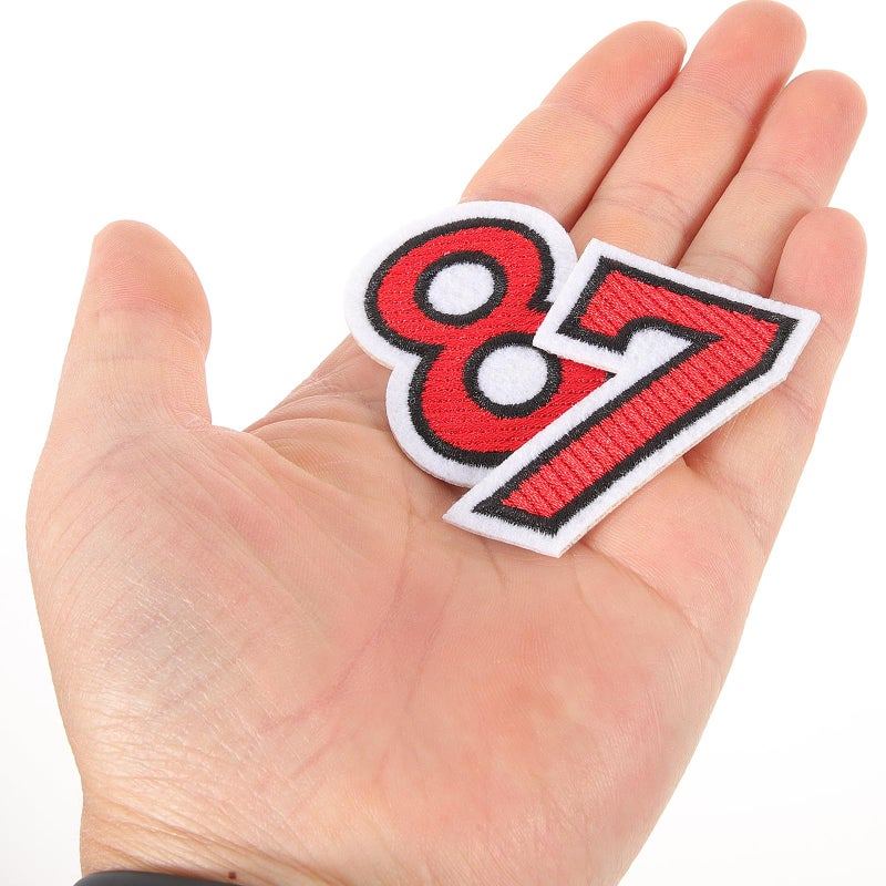 10pcs Number Embroidered Fabric Patches for Clothing Repair DIY Sewing on Jackets Shirts - Image 5
