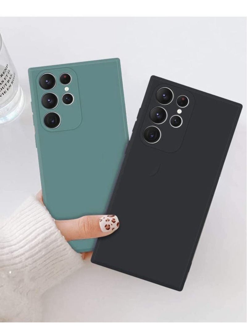 جراب رفيع مقاوم للصدمات متوافق مع Galaxy S22 Ultra ، جراب واقٍ من السيليكون الناعم المتين مناسب لهاتف Samsung Galaxy S22 Ultra - Image 2