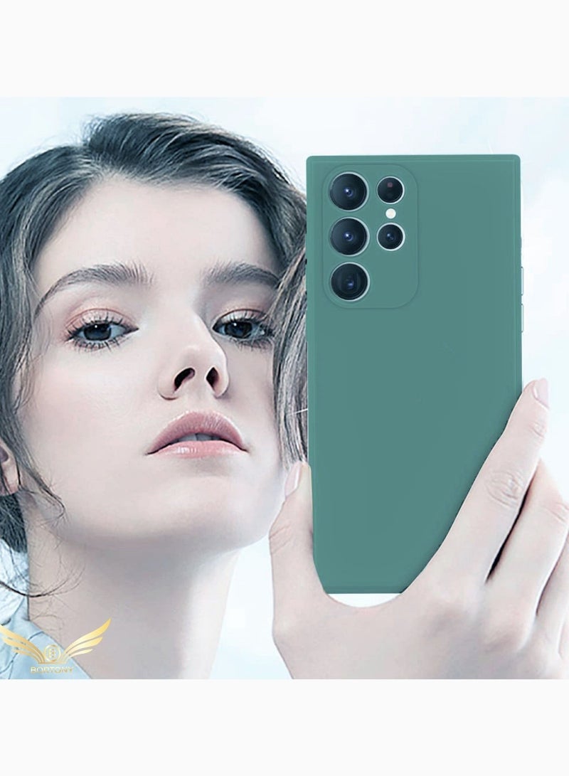 جراب رفيع مقاوم للصدمات متوافق مع Galaxy S22 Ultra ، جراب واقٍ من السيليكون الناعم المتين مناسب لهاتف Samsung Galaxy S22 Ultra - Image 1