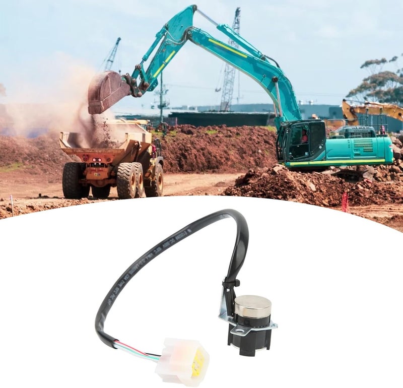 مقبض مفتاح دوارة محرك الخانق، بديل عالمي للحفارات XGMA XG815 وXG822 وXG823 وXG825 وXG836، مصنوع من مادة ABS والفولاذ السبائكي، مزود بمقبض لتسهيل التركيب والاستخدام الأمثل. - Image 4