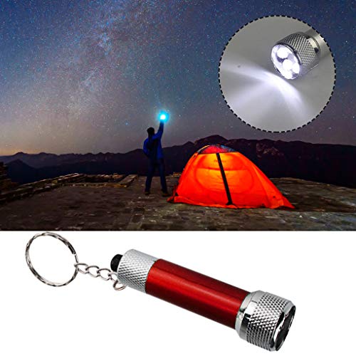 Bantoye 20 Packs Mini LED Flashlights, 2.7 Inch Pocket Flashlight Keychain 5 Bulbs LED for Kids, Camping, Party, 5 Colors - Image 5