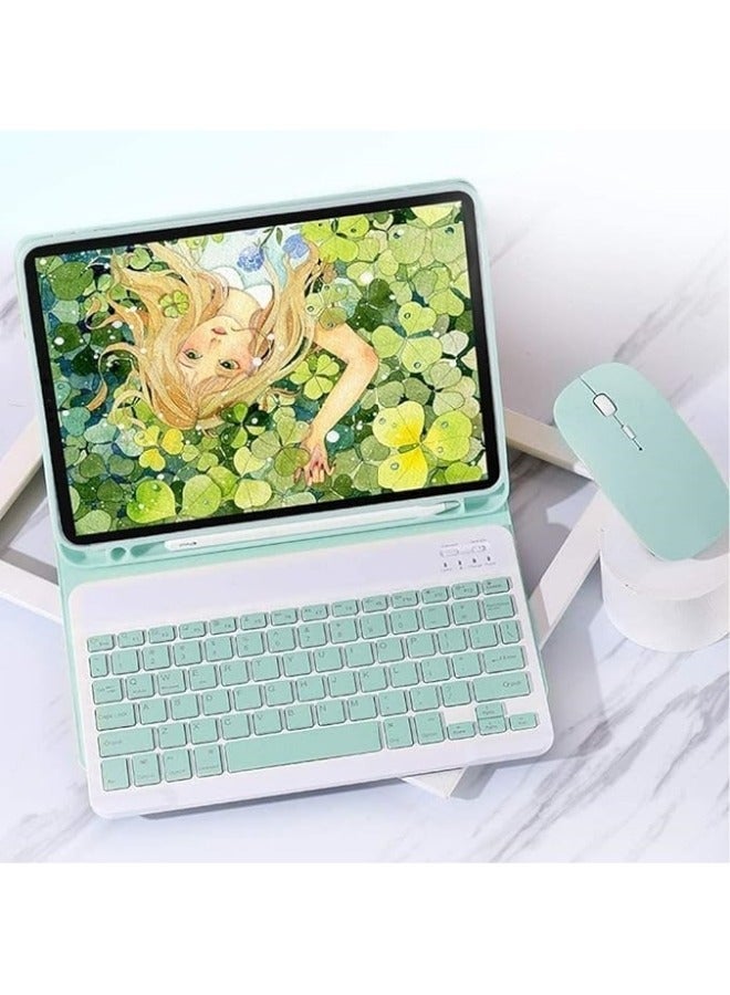 Compatible with Samsung Galaxy Tab S8 Ultra 14.6 inch 2022 Case Keyboard and Mouse, Detachable Magnetic Pen Holder For  - Image 2