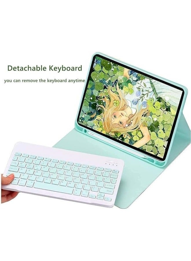 Compatible with Samsung Galaxy Tab S8 Ultra 14.6 inch 2022 Case Keyboard and Mouse, Detachable Magnetic Pen Holder For  - Image 3