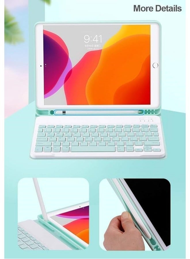 Compatible with Samsung Galaxy Tab S8 Ultra 14.6 inch 2022 Case Keyboard and Mouse, Detachable Magnetic Pen Holder For  - Image 4