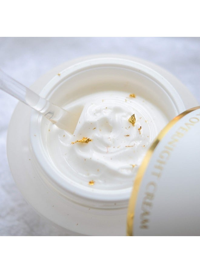 Orogold 24K Overnight Cream Anti Aging Face Moisturizer For Youthful Skin Shea Butter Night Cream For Morning Glow Retinol Moisturizer To Diffuse Fine Lines  - Image 2