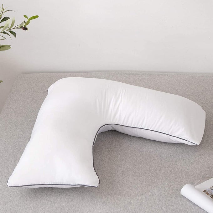 V SHAPE MEDICAL ORTHOPAEDIC SUPPORT PILLOW INCLUDES COMPLIMENTARY WHITE PILLOW CASE FREE