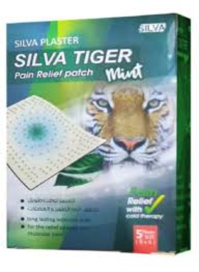 Silva Tiger - Pain Relief Patch Mint (9X6) 5 Pieces