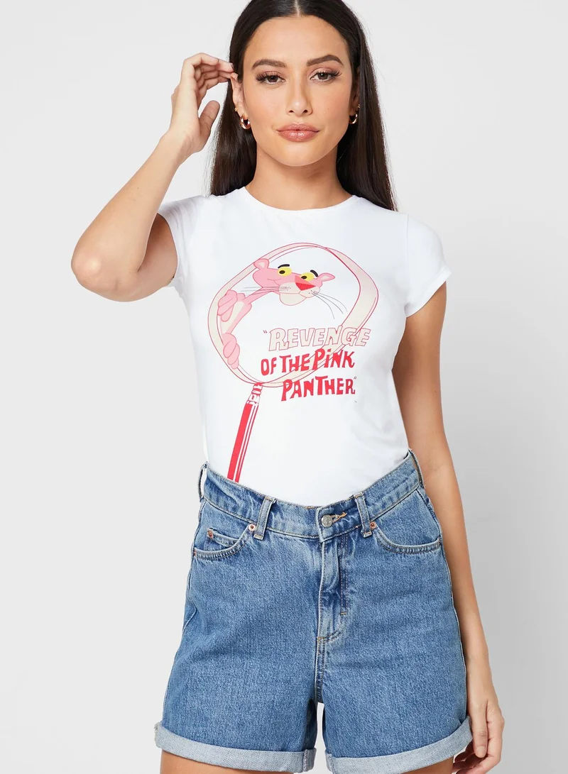 SP Characters Pink Panther Graphic T-Shirt