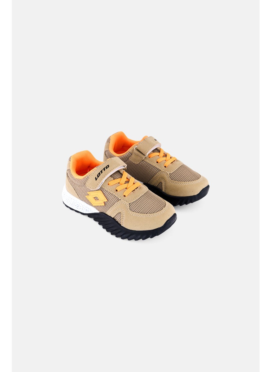 LOTTO Kids Boy Velcro Closure Outdoor Sports Shoes, Tan  - Image 1