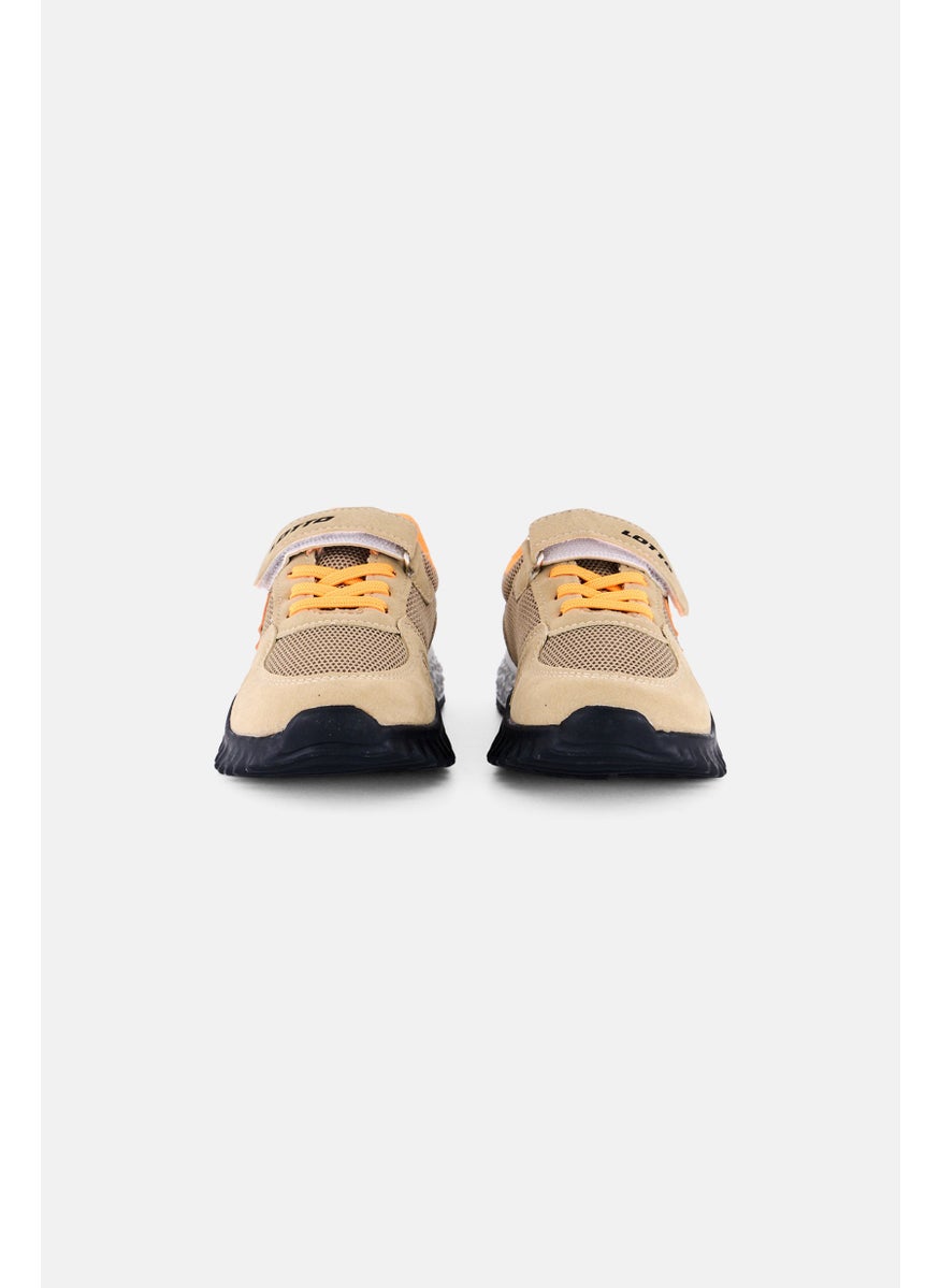 LOTTO Kids Boy Velcro Closure Outdoor Sports Shoes, Tan  - Image 2