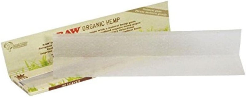 Raw ورق لف عضوي رفيع بحجم كينغ، 32 ورقة (عبوة من 4) - Image 2