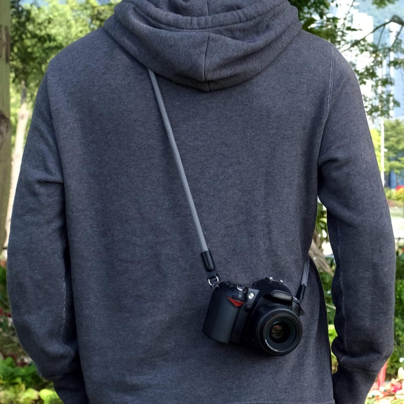 VKO Vintage Camera Neck Strap,Nylon Rope Camera Shoulder Straps for Photographers Film DSLR - Image 3