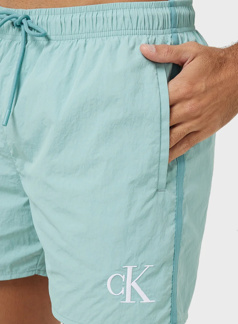 كالفن كلاين Medium Swim Shorts With Drawstring