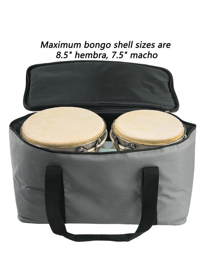 YOUEON Bongo Drum Bag With Carrying Grip, 18 Inch Standard Size Padded Gig Bag for Bass Drum With Dense Protective Interior Padding, Black - Image 3