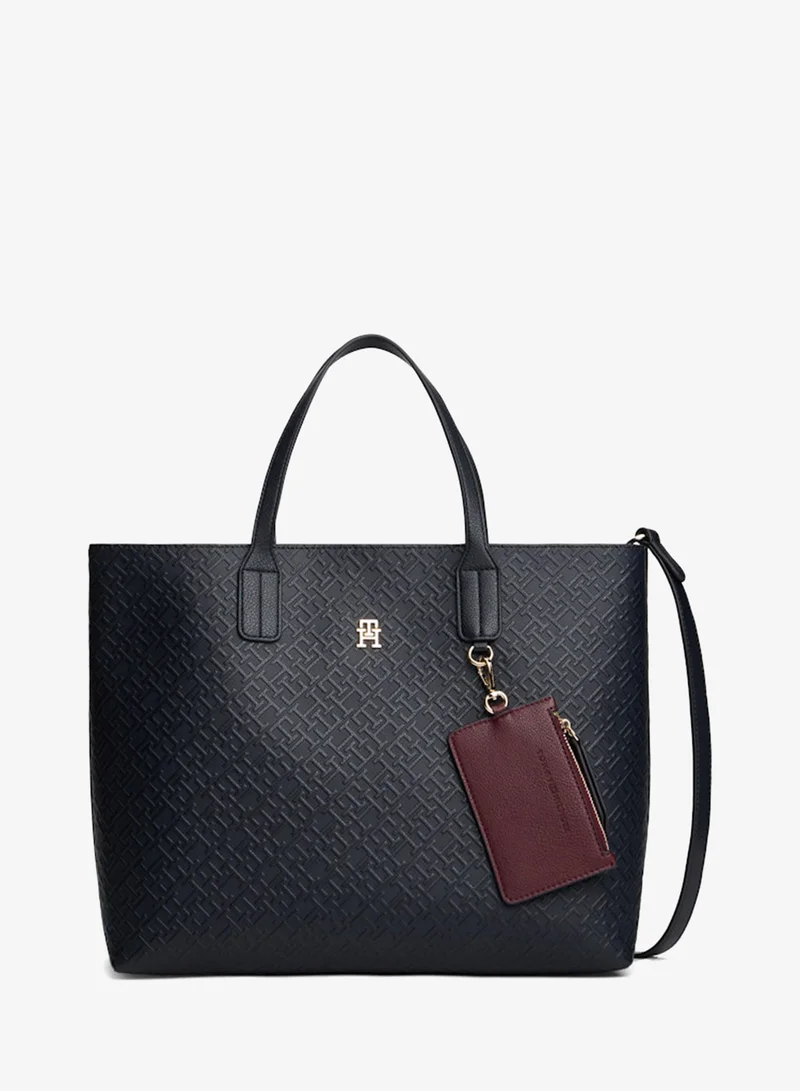 Hilfiger Icon Embossed TH Monogram Tote Bag