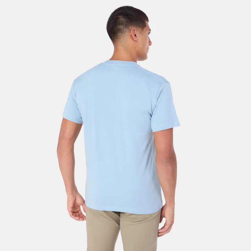 فانز تيشيرت رجالي بشعار الصدر الأيسر