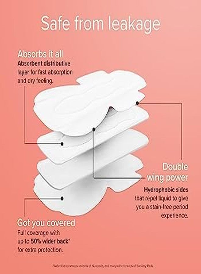 dharmik Extra Soft (Pack of 80 XXXL) 100% Organic Sanitary Pads for Women High Absorption Cotton Sanitary Pads for Women Soft and Rash Free Sanitary Pad, 320mm - Image 2