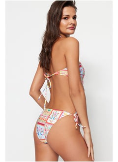 trendyol Fruit Patterned Tie-Up Normal Leg Bikini Bottom TBESS23BA00233  - Image 2