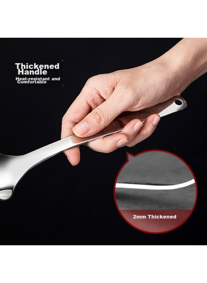 MAX COOK Meichun (maxcook) 304 Stainless Steel Hot Pot Ladle, Soup Ladle, Strainer Ladle, Two-piece Set, Thickened And Extended, Long Handle Mccu427 - Image 5