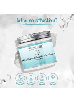 Milk Extract Hair Mask Reduces Breakage And Damage Treats Frizzy Hair Healthier Scalp Adds Shine And Improves Hair Texture 250 Gm Hair Mask For Men And Women (Pack Of 1) - pzsku/ZE65A2552B408AC60EA24Z/45/_/1679383518/c722d17a-4178-43a3-82cb-a38cae398e33