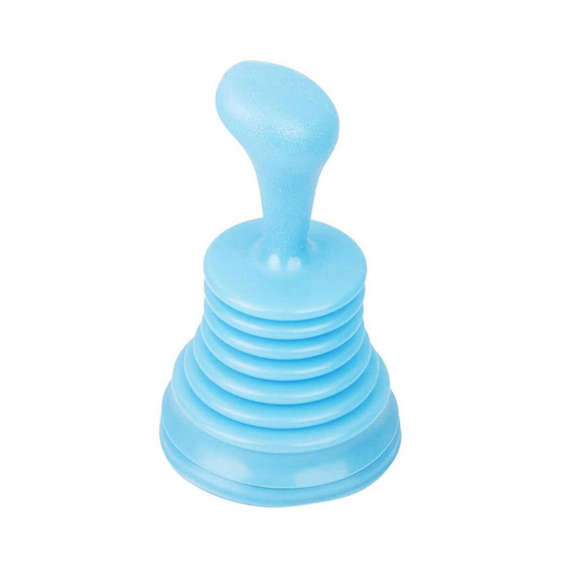 YI0877CHANG Drain Plunger Pipeline Dredge Suction Cup Toilet Plungers Press Cleaning Sink Drain Pipe Tool Household Cleaning Tools Accessorie Pipe Dredger Toilet Unblocker (Color : Blue)