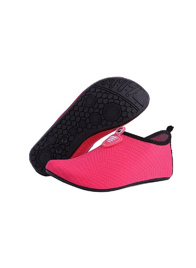 NIBEMINENT Women and Mens Beach Shoes，Water Shoes,Swimming and Water Games Shoe,Bare foot Quick Dry Aqua Shoes - Image 1