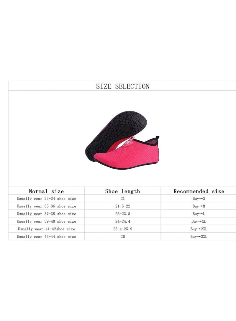 NIBEMINENT Women and Mens Beach Shoes，Water Shoes,Swimming and Water Games Shoe,Bare foot Quick Dry Aqua Shoes - Image 4