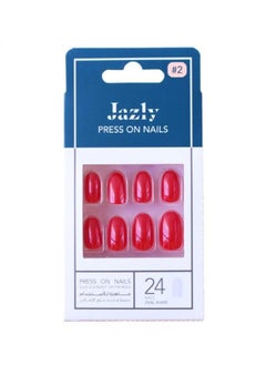 red 24 nails