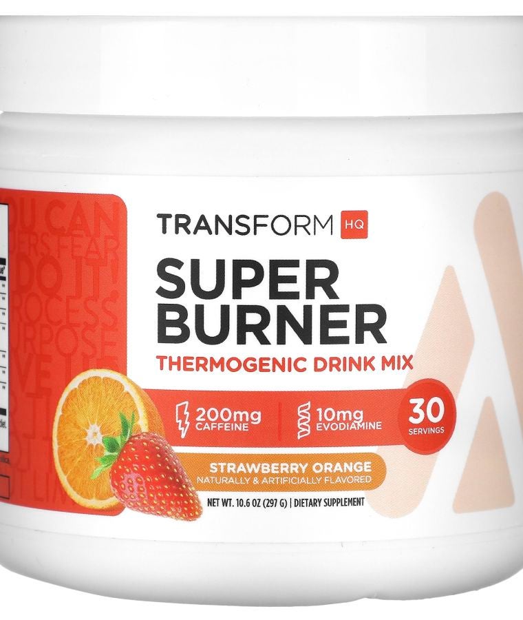 Super Burner Thermogenic Drink Mix Strawberry Orange 10.6 oz (297 g)
