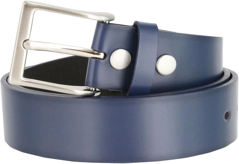 Creature Formal/Casual Blue Color Genuine Leather Belts For Men (Length- 46 inches||40MM||BL-042-BLU) - Image 2