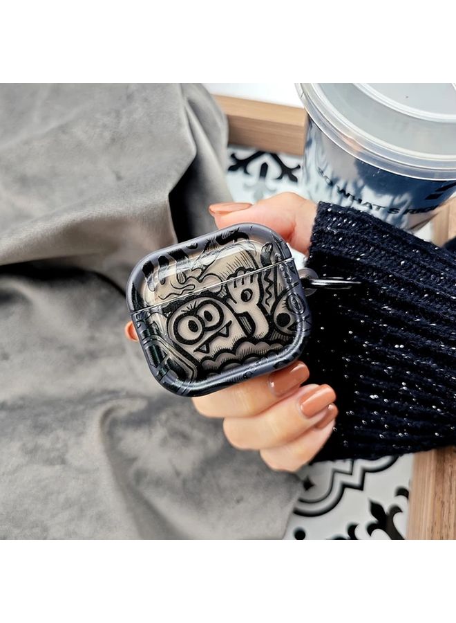 Cute Cartoon Monster Airpods Case For Airpods Pro2 Halloween Durable Plastic - Image 2