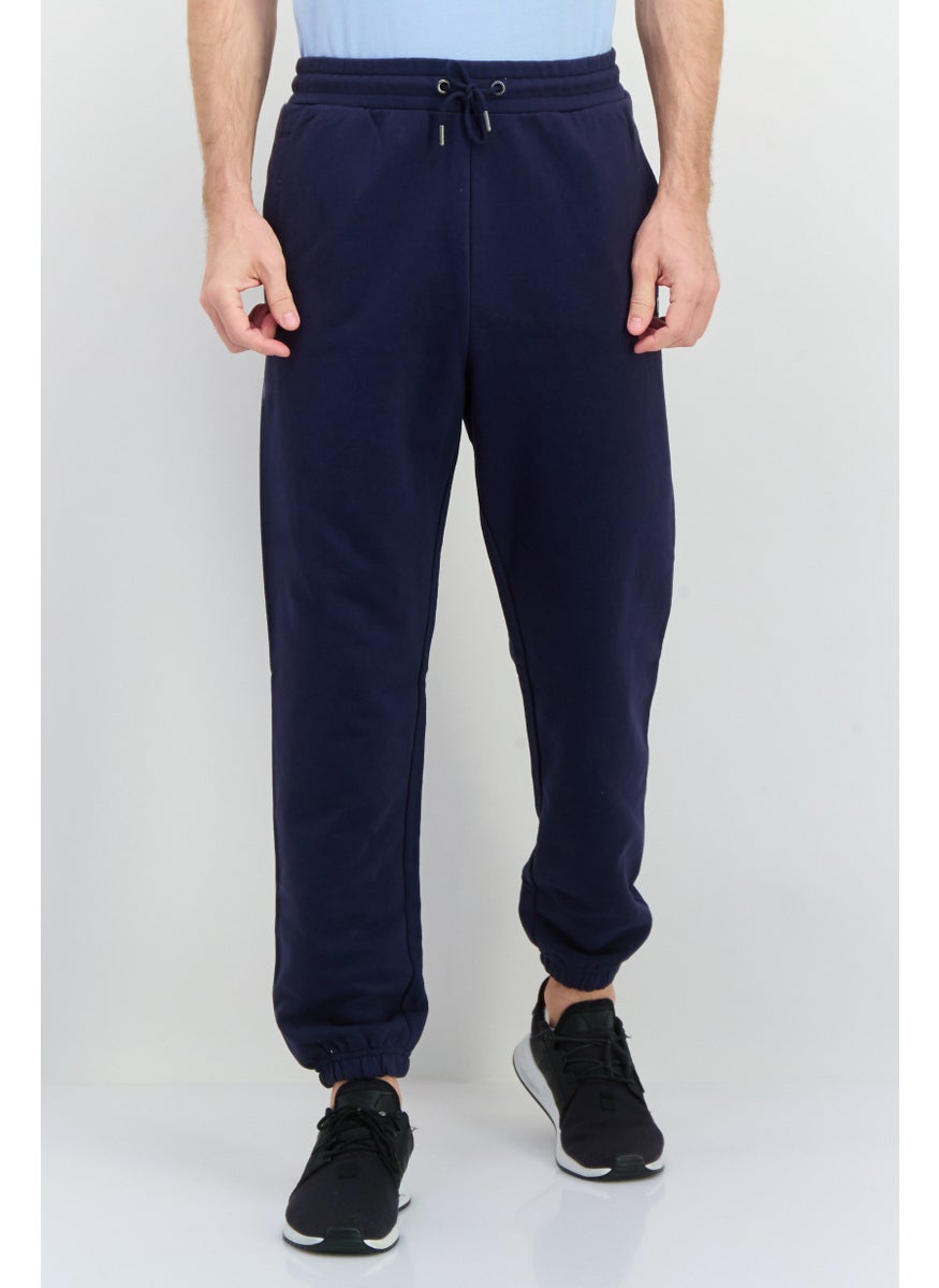 Penfield Men Regular Fit Brand Loog Sweatpants, Navy  - Image 1