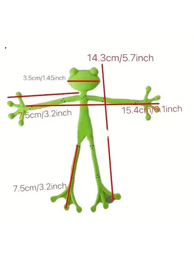2 Pcs Green Frog Shaped Plant Rack For Climbing Plants Outdoor Stakes Easy Assembly - Image 4