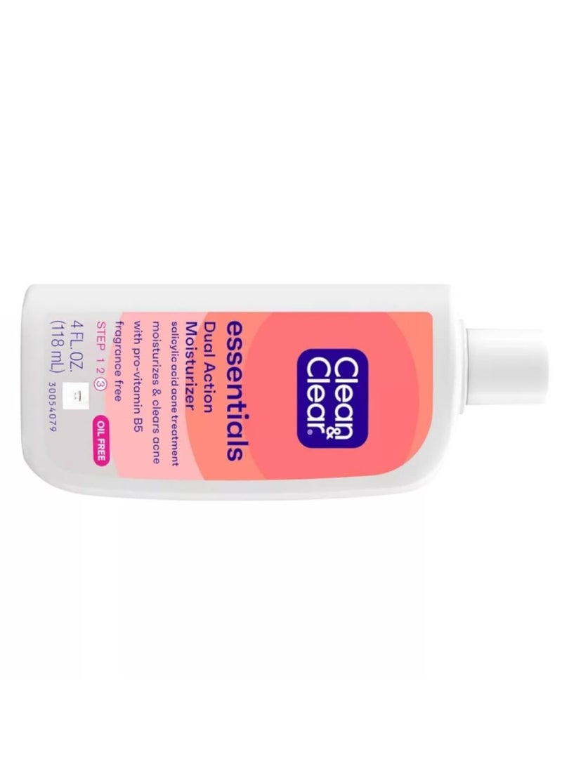 Clean & Clear Essentials Dual Action Moisturizer, 4 Ounce - Image 3