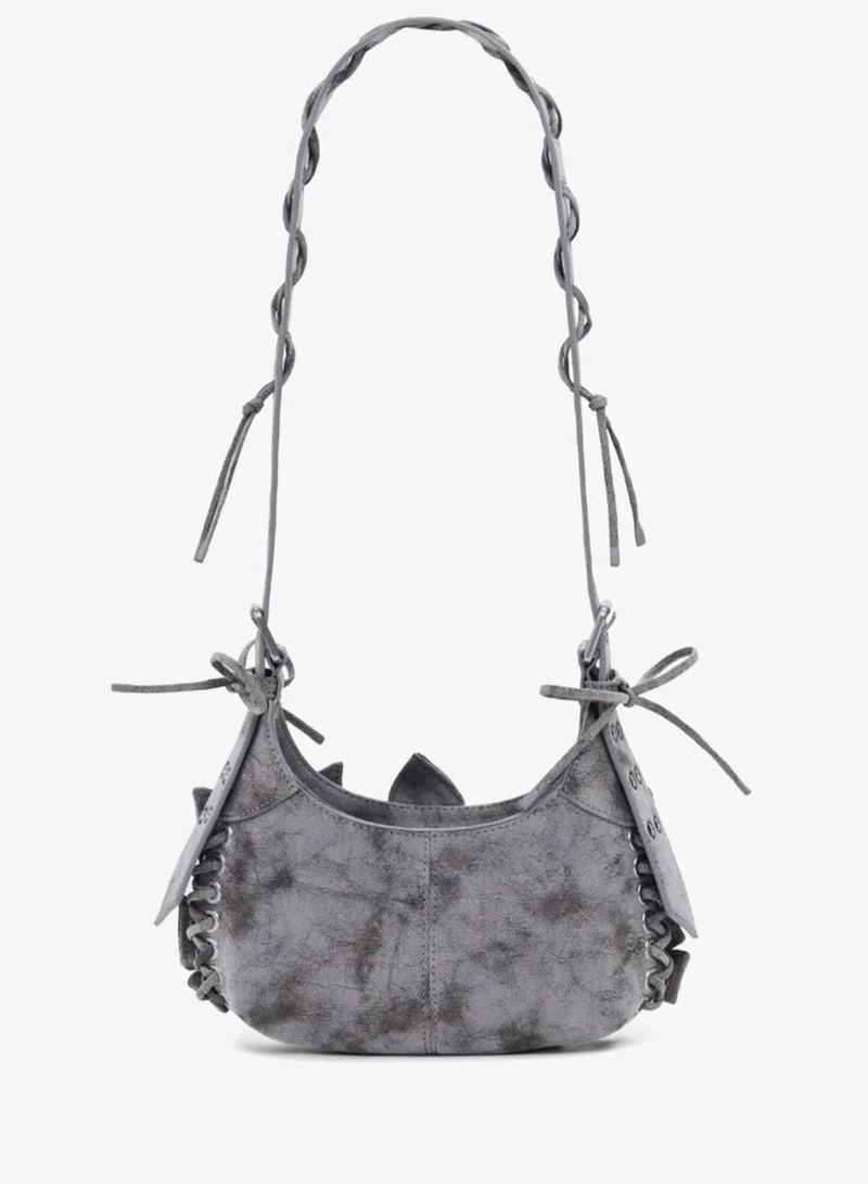 DESIGUAL Grey Small Bag With Butterfly Appliqués for Women | Best Price UAE
