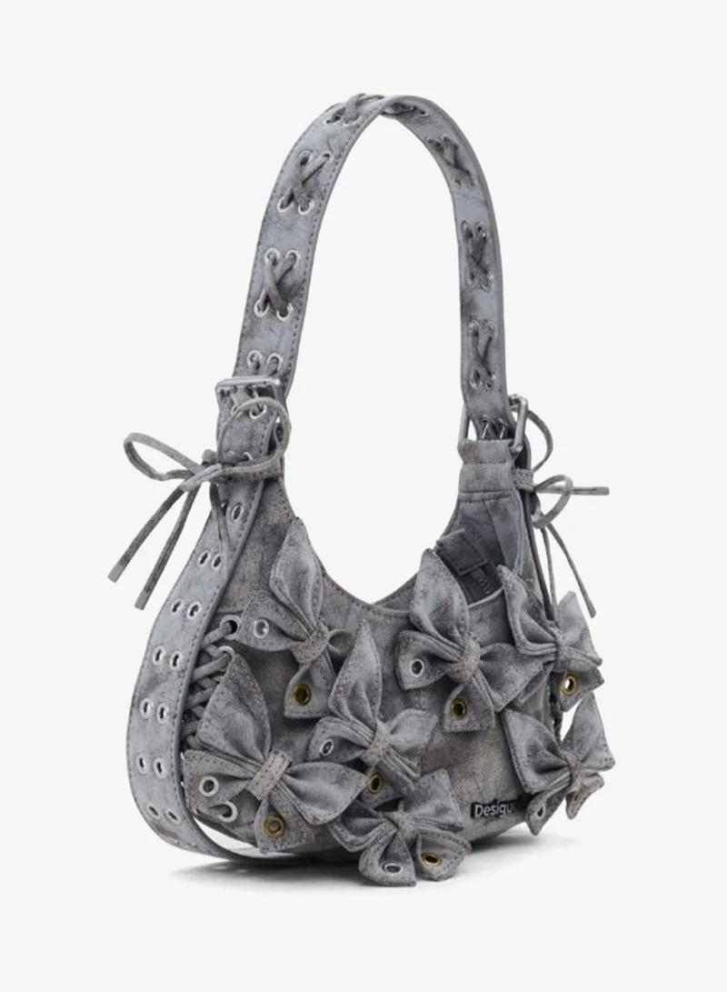 DESIGUAL Grey Small Bag With Butterfly Appliqués for Women | Best Price UAE