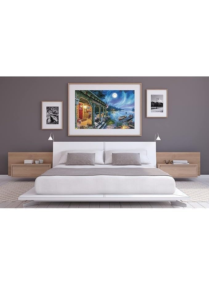 Moonlight Cottage 1000 Piece Jigsaw Puzzle - Image 2